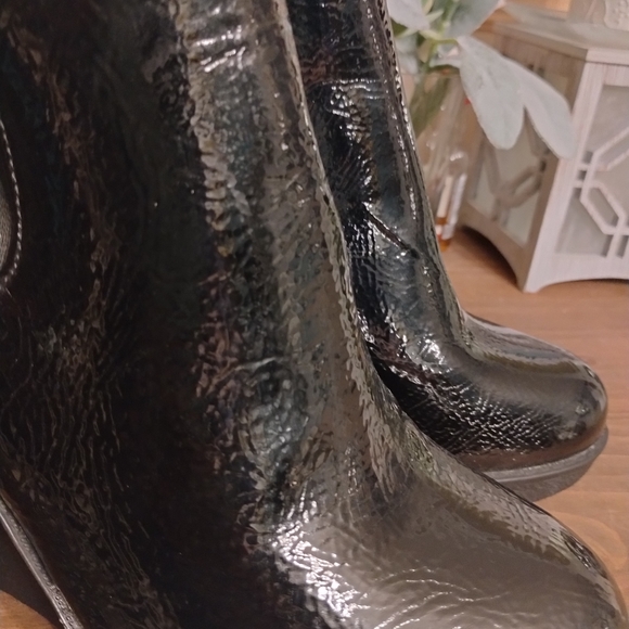 Mark. black wedge boots - Picture 11 of 11